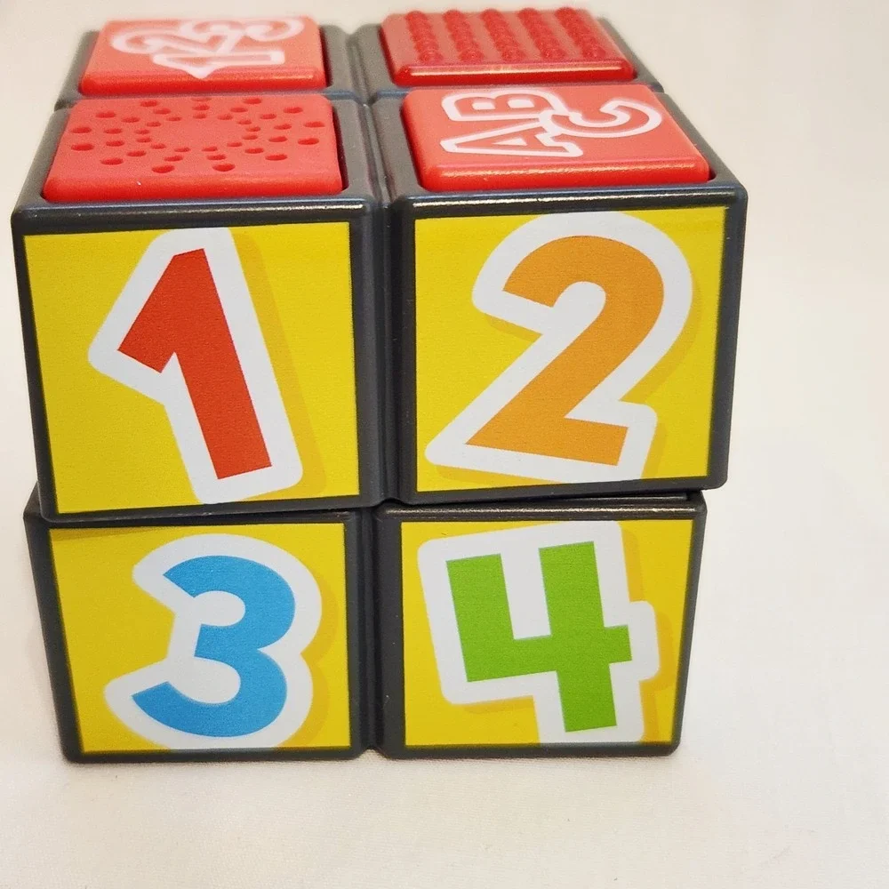 Fisher Price ABC 123 Talking Musical Cube Learning Activity Works